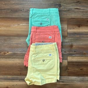 Lot of 3 Southern Tide women’s shorts